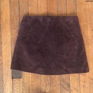 Blank NYC Suede Mini Skirt